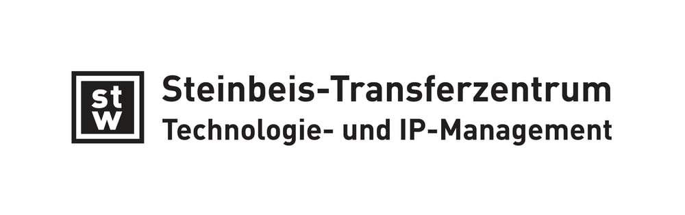 Logo von Steinbeis-Transferzentrum Technologie- und IP-Management mit "stW" in einem Kasten.