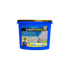 Blauer Eimer mit "trendy 1K REAKTIV MÖRTEL sand 25 kg" Aufschrift, zeigt Pflastersteine und Mann.