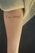Feines Lettering Tattoo ‚I am enough‘ – minimalistisches Fineline Motiv am Arm
