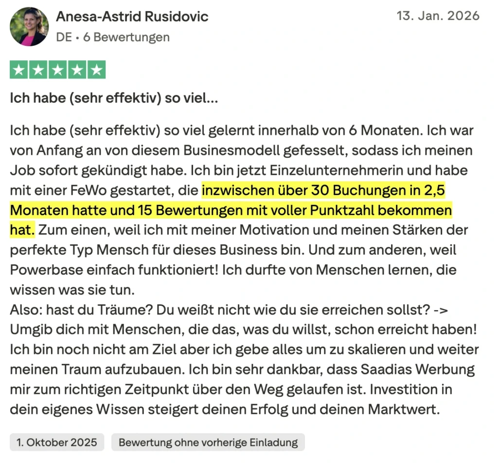 Kundenbewertung