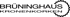 BRÜNINGHAUS KRONENKORKEN Logo mit gezacktem Kreis