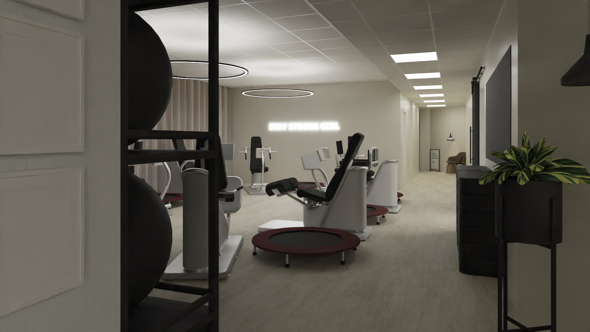 Lady.Gym Trainingsbereich