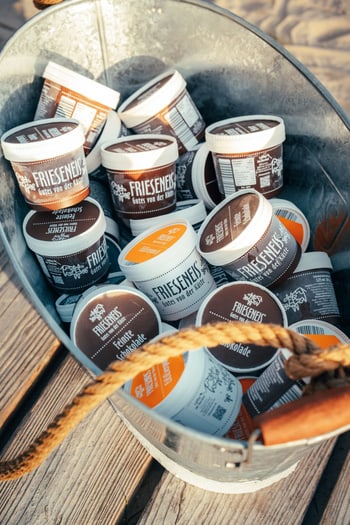 Produktfotografie für Frieseneis