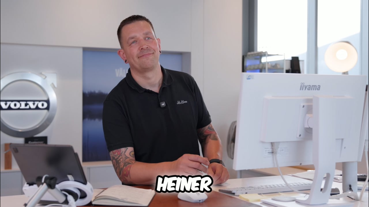 Heiner, Serviceleiter bei La Linea, im Gespräch