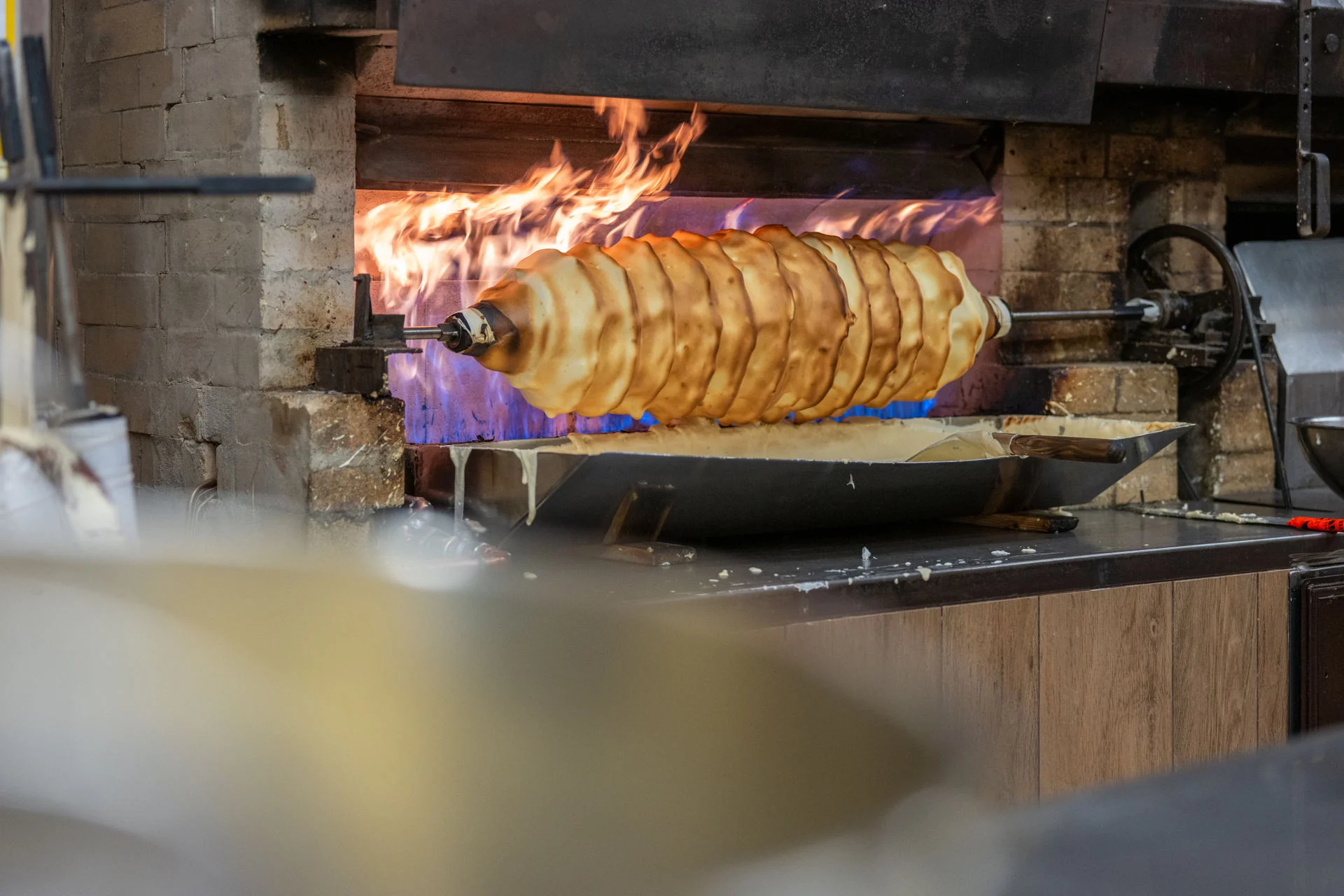 Baumkuchen am offenen Feuer