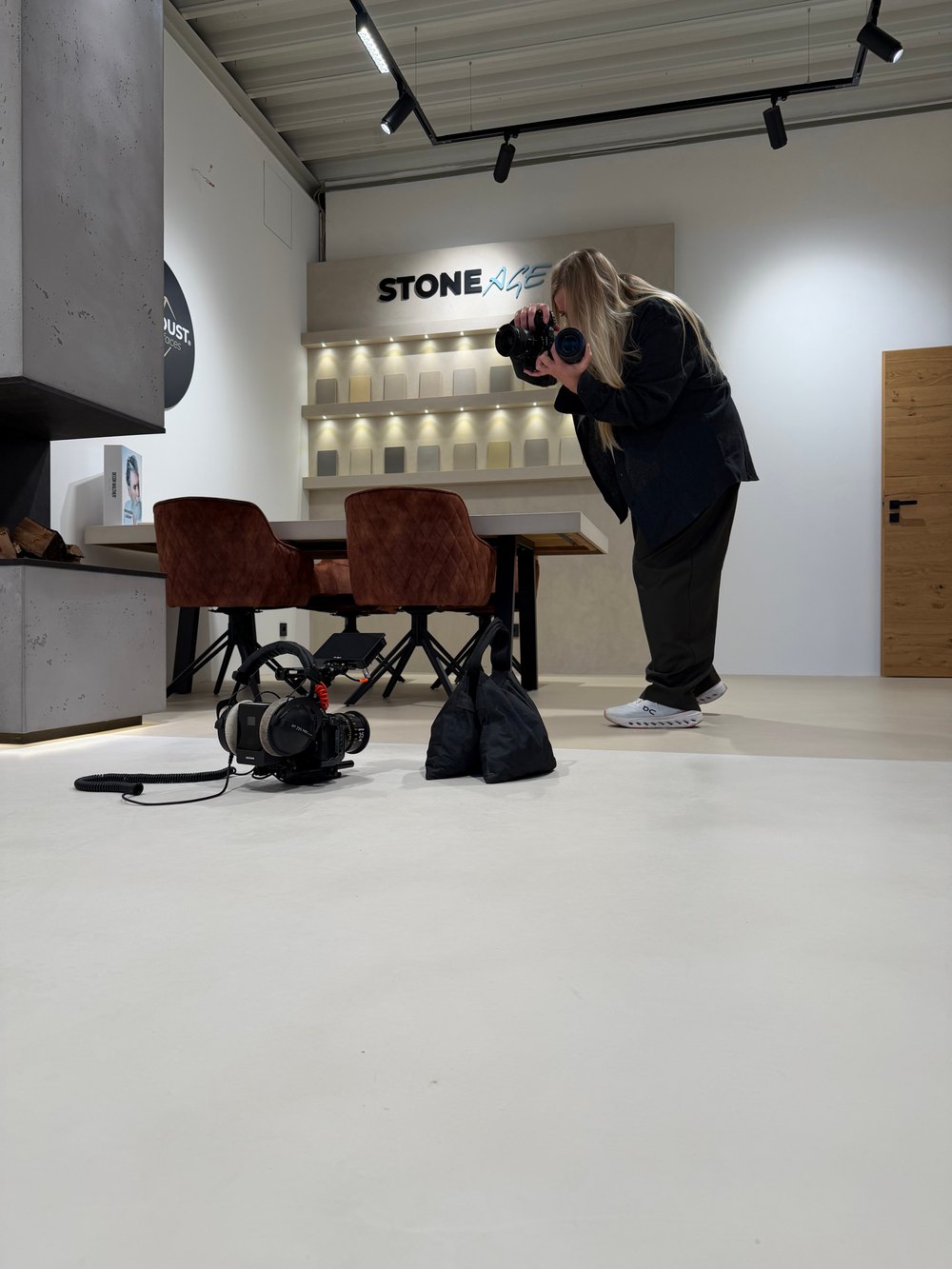 Behind the scenes · Kundenshooting