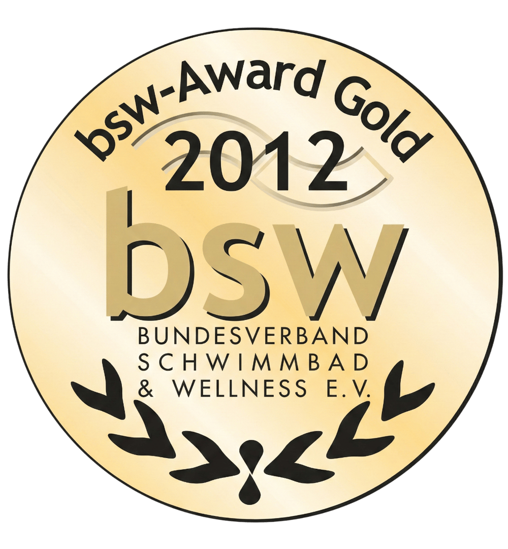 Goldener bsw-Award 2018 des Bundesverband Schwimmbad & Wellness e.V.