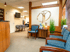 Chiropractic clinic reception area