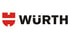 WÜRTH Logo: Rotes U-förmiges Symbol mit weißem Querstrich und schwarzem "WÜRTH"-Schriftzug auf weißem Hintergrund.