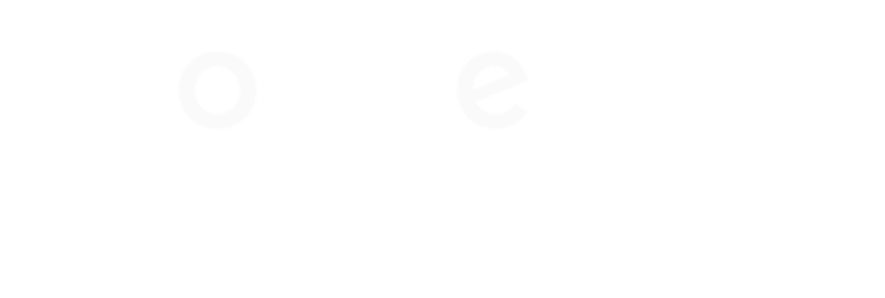 Google Logo mit dem Text Unsere Kunden bewerten uns mit 5.0 und fünf Sternen auf schwarzem Hintergrund.