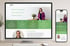 Responsive Webdesign der Website von Corinna Wolf auf einem Desktop-Monitor und einem Smartphone.