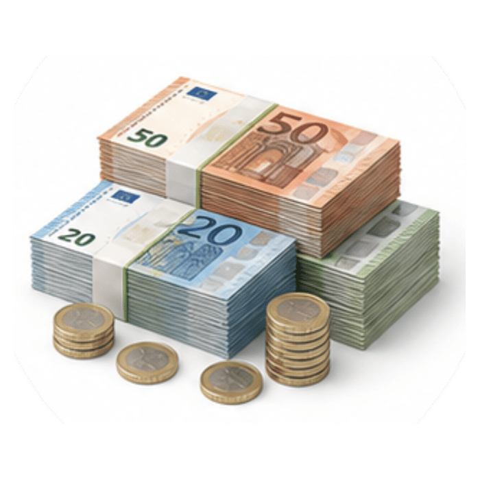 500–1.000 € / Monat