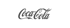 Coca-Cola logo in gray script on a dark green background.