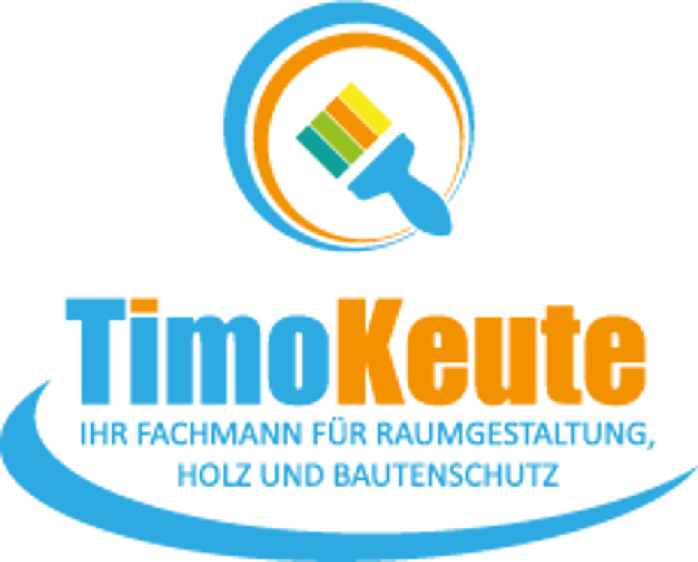 Pinsel mi zwei Kreisen in unterschiedlichen Farben. Symbol von Timo Keute. Ist bestandteil von seinem Logo.