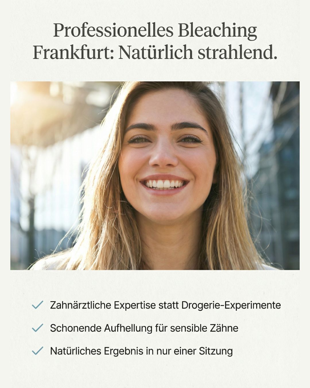 Kampagnen-Creative: Neukundengewinnung für Bleaching