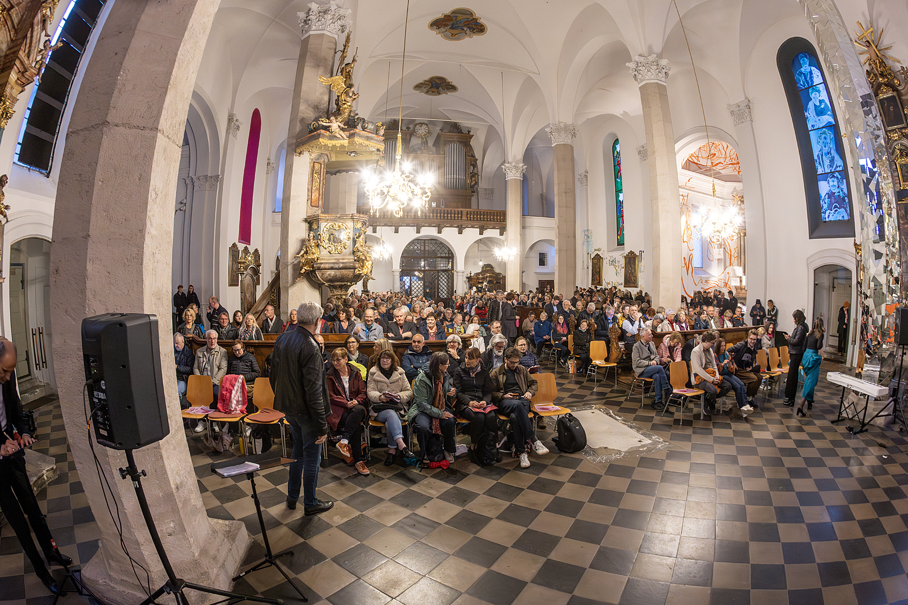 Warsaw University of Technology Choir at the concert Sound and Groove in the Andräkirche, Voices of Spirit 2026, Graz