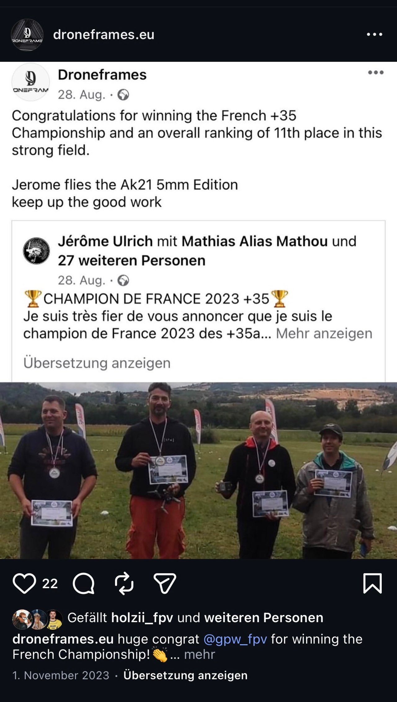 EuLeR FPV · Champion