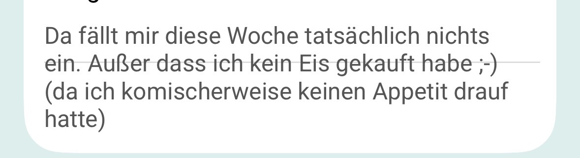 Feedback einer Kundin
