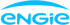 Engie-Logo in leuchtendem Blau mit geschwungenem Bogen darüber.