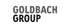 Goldbach Group Logo in Grau auf weißem Hintergrund.