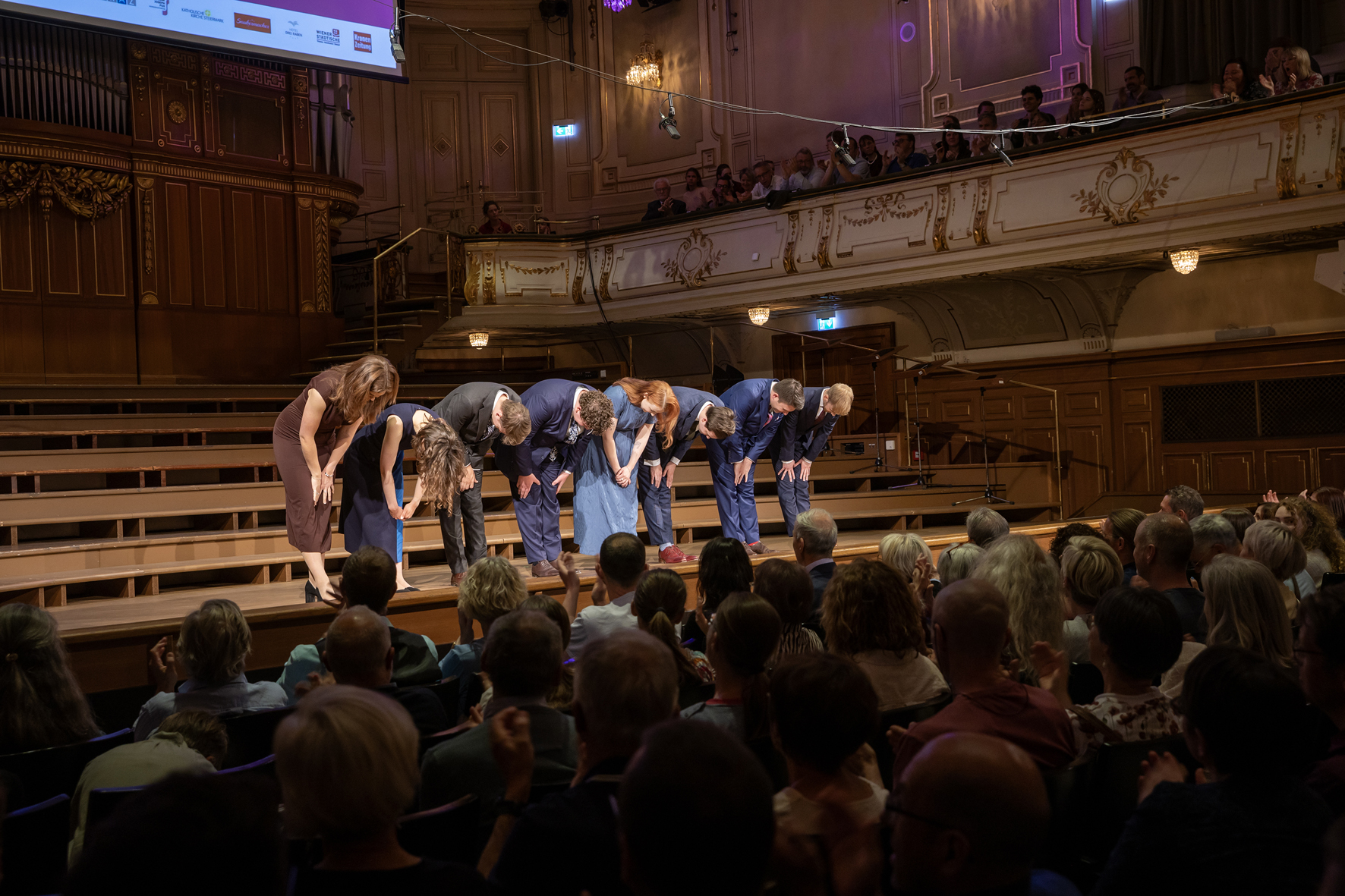 VOCES8 in concert light at the gala concert in the Stefaniensaal, Voices of Spirit 2025, Graz