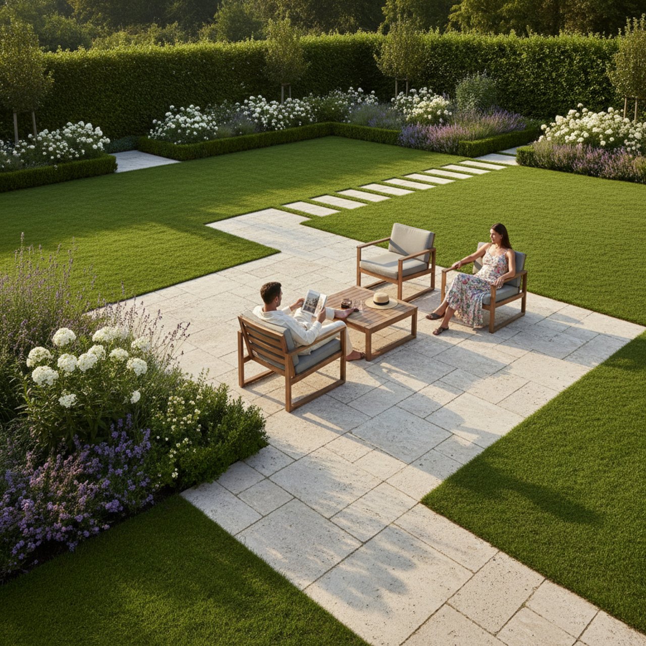 Terrasse & Lounge-Bereich