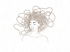 Illustration einer nachdenklichen Person