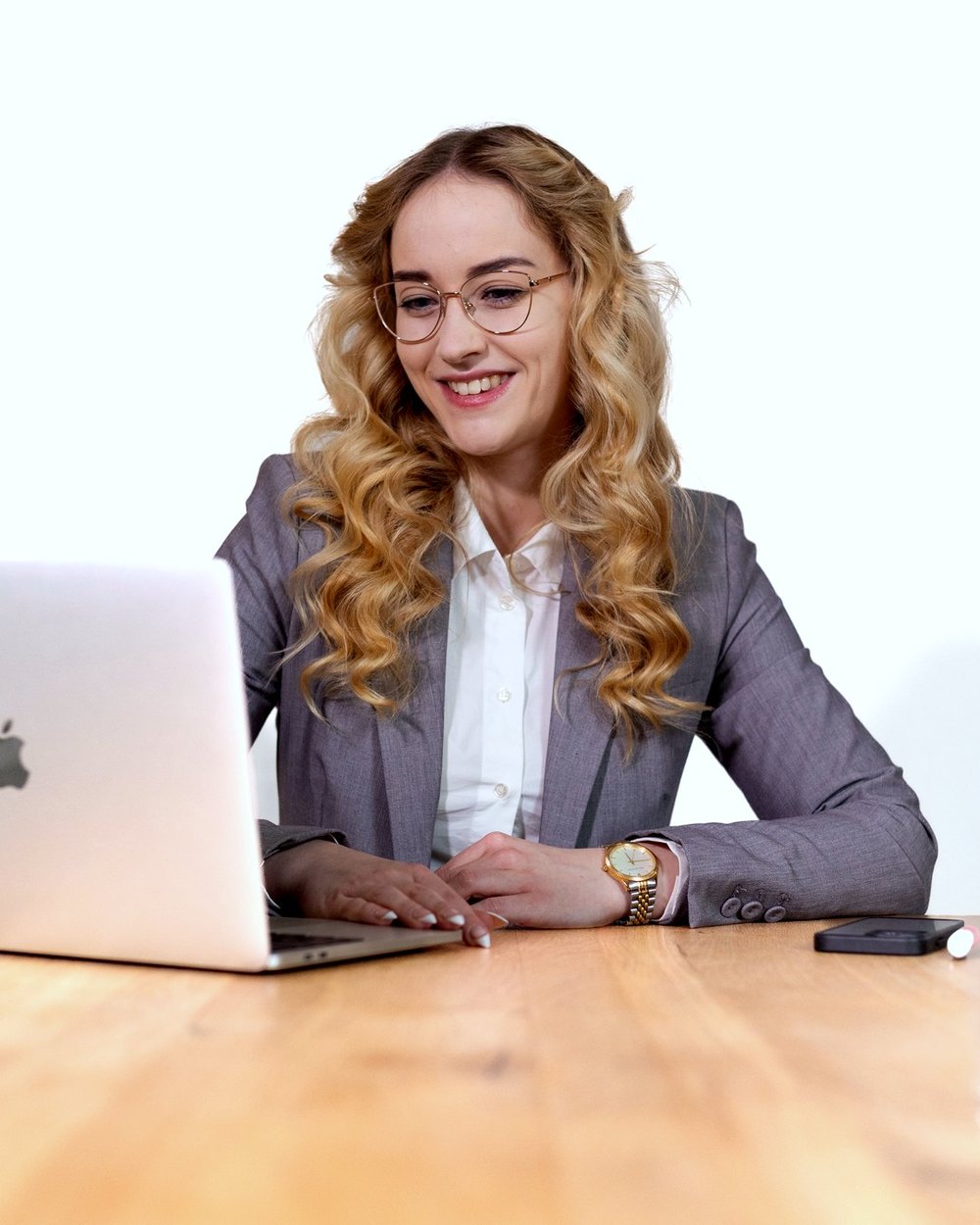 Businessportrait einer Mitarbeiterin