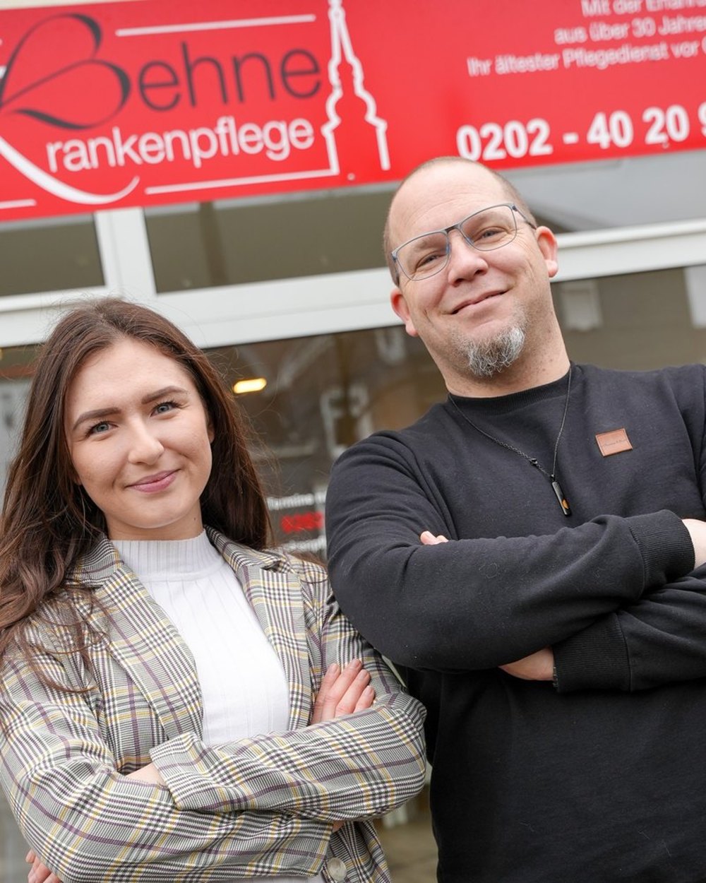 Team-Foto aus einem Kundenbetrieb