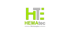 Logo von HEMAtec mit "H" in leuchtendem Grün und "TE" in Grau, darunter "HEMAtec" in Gelb und "anlagenbau" in Grau.
