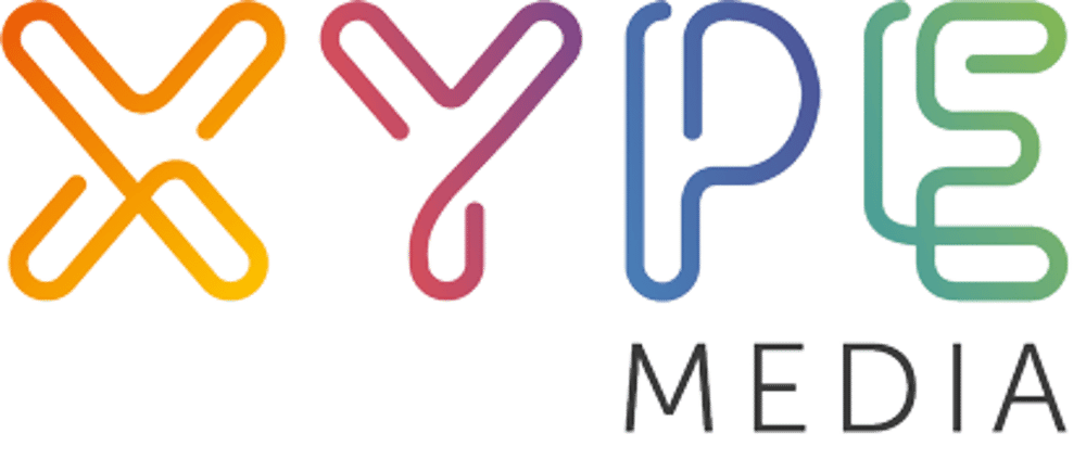 XYPE MEDIA Logo mit farbigen Buchstaben und dem Wort MEDIA darunter.