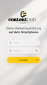 Onboarding mit der Eingabe der Website-Adresse