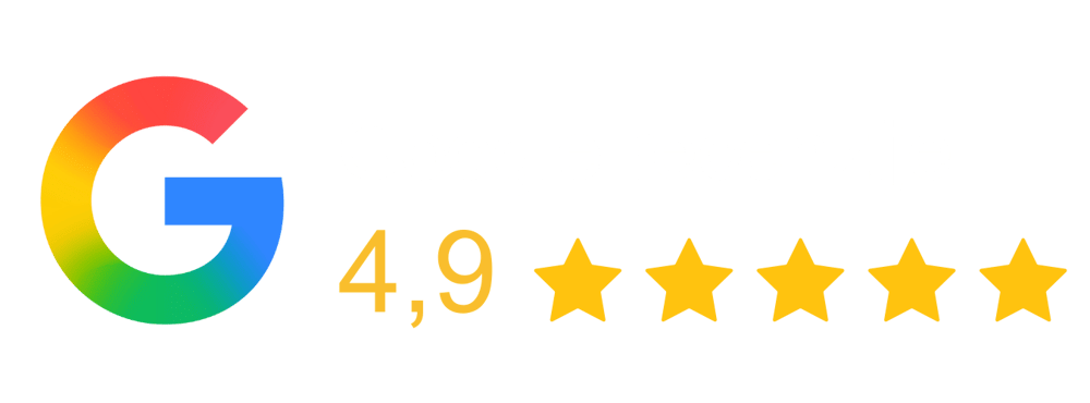 Google recenzije 5,0 zvjezdica na zelenoj pozadini
