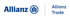 Allianz Trade Logo mit Allianz Schriftzug und Allianz Symbol.