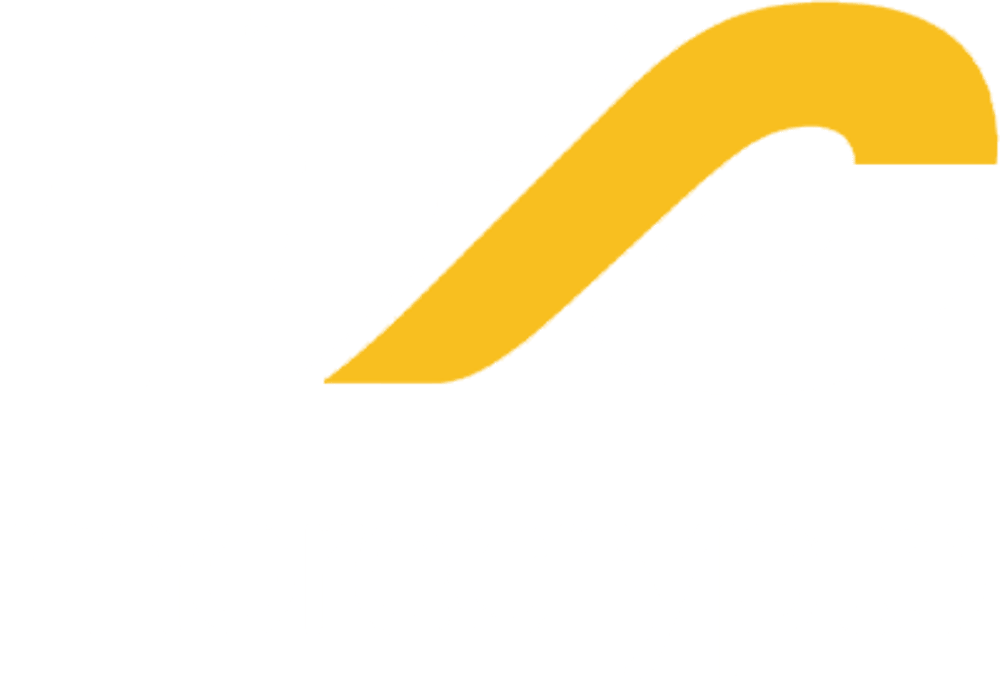 morecrypto Logo mit weißem "mc" und gelbem "c" über dem Wort "morecrypto".