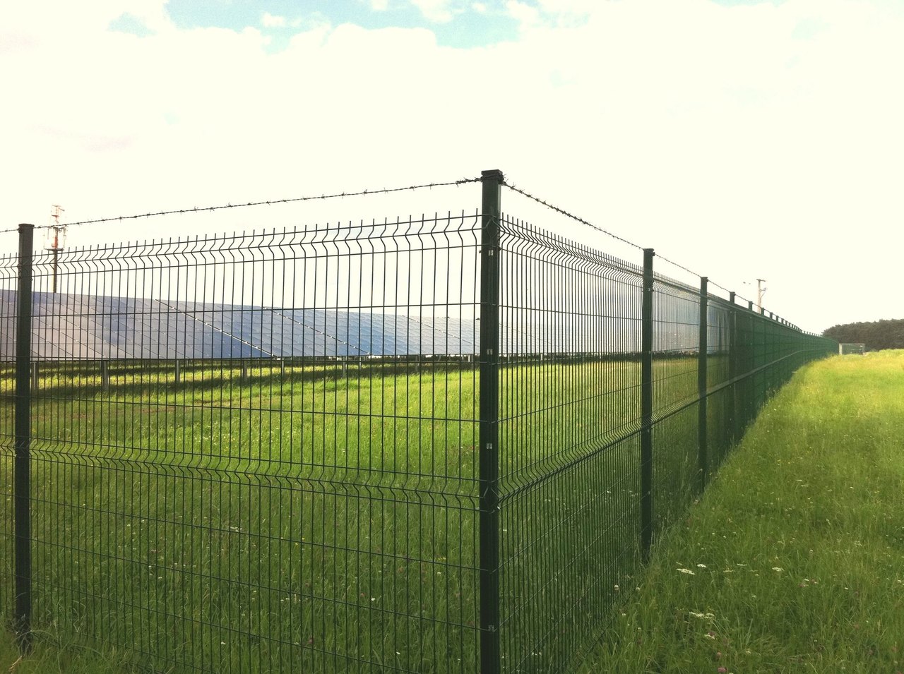 Einer der größten Solarparks Deutschlands