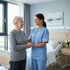 Nurse with patient