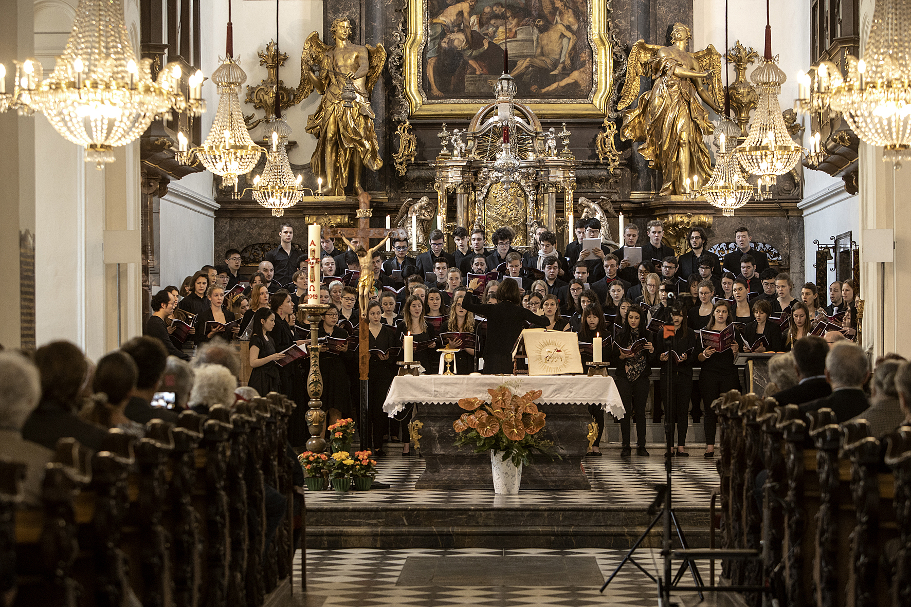 The peace mass Da Pacem Domine performed by the festival choir, Voices of Spirit 2019, Graz