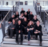 Frauen der Eventcrew von PH Personal Solutions auf einer Treppe in der Halle Münsterland in Münster