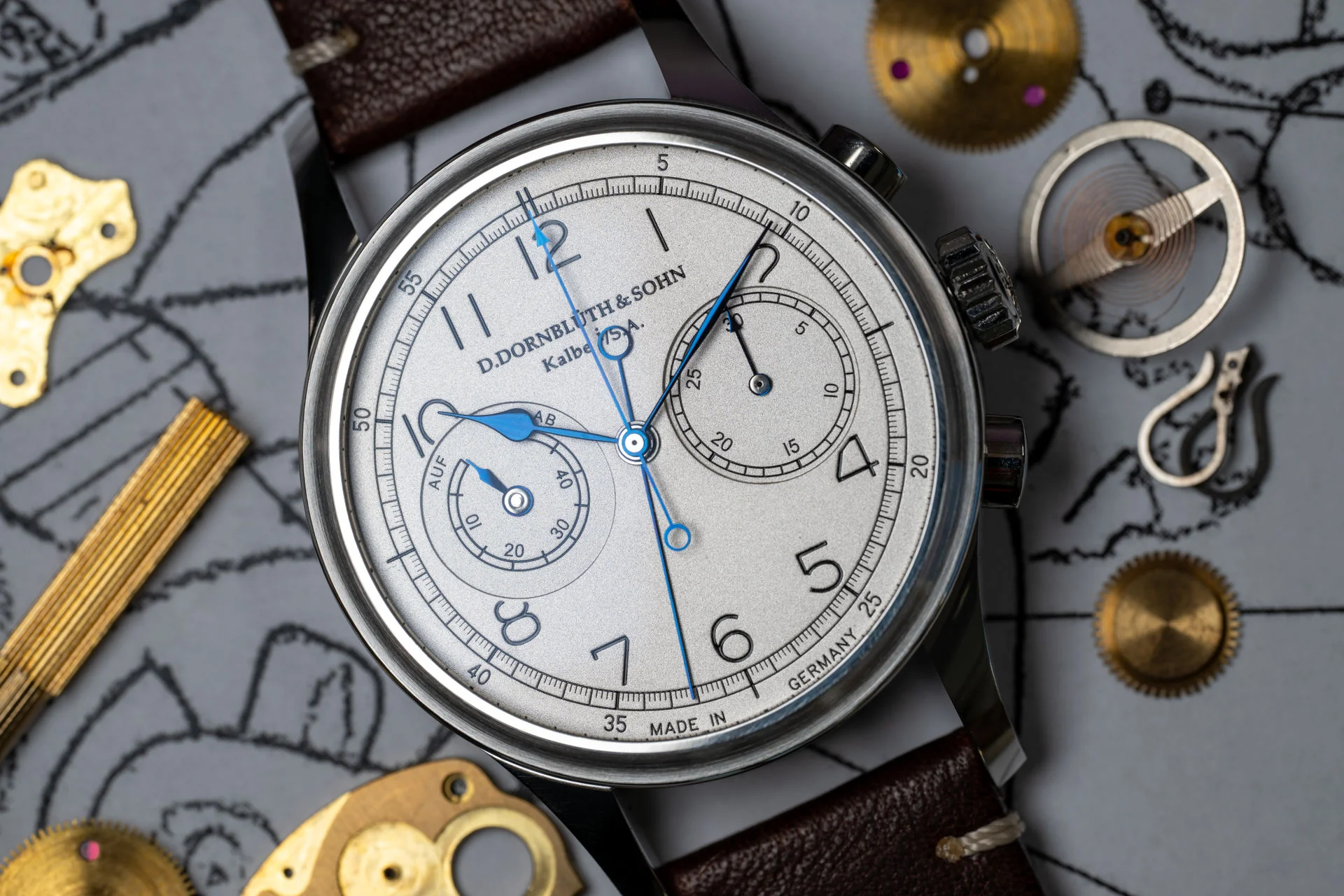 Uhr und Uhrwerkdetails