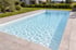 Pool mit weißer Poolfolie