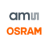 ams und Osram Logo