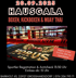 Boxring mit "Horus Gym"-Schriftzug und Boxhandschuhen, darüber Text: HAUSGALA BOXEN, KICKBOXEN & MUAY THAI.