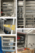 Bildcollage von Industriearbeiten von RM Elektrotechnik Saarlouis