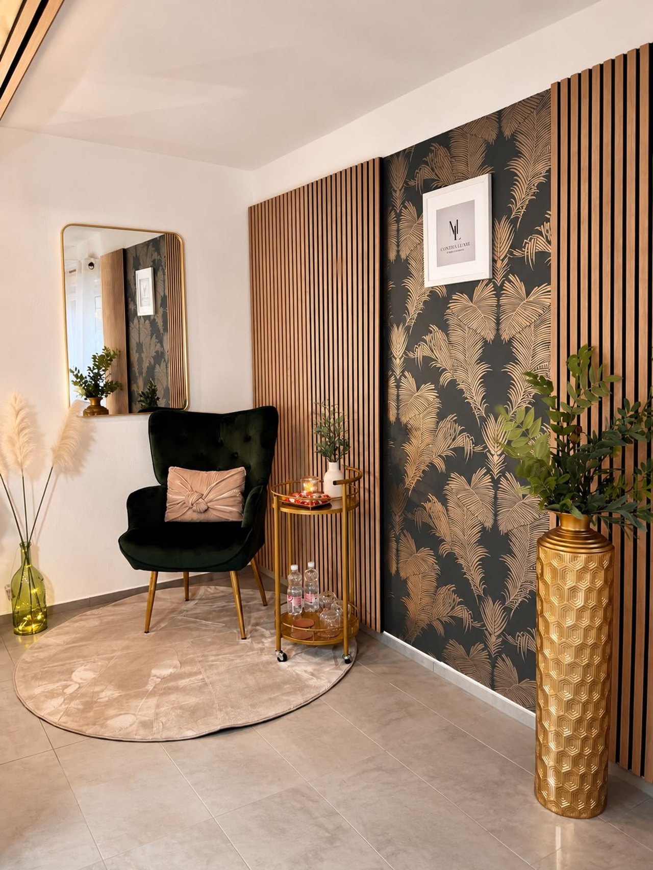 Empfangsbereich Cosmetic Lounge Freudental