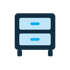 Icon: Kommode mit Schubladen