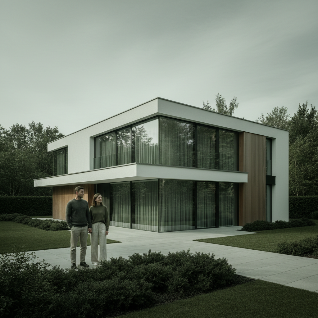 A modern German single-family house -ead69e88-4db6-4886-9b8c-d0878c9b534e.png