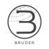 Dunkelgraues Logo mit stilisiertem Buchstaben B über einer Weltkugel und dem Text "BRUDER" darunter.