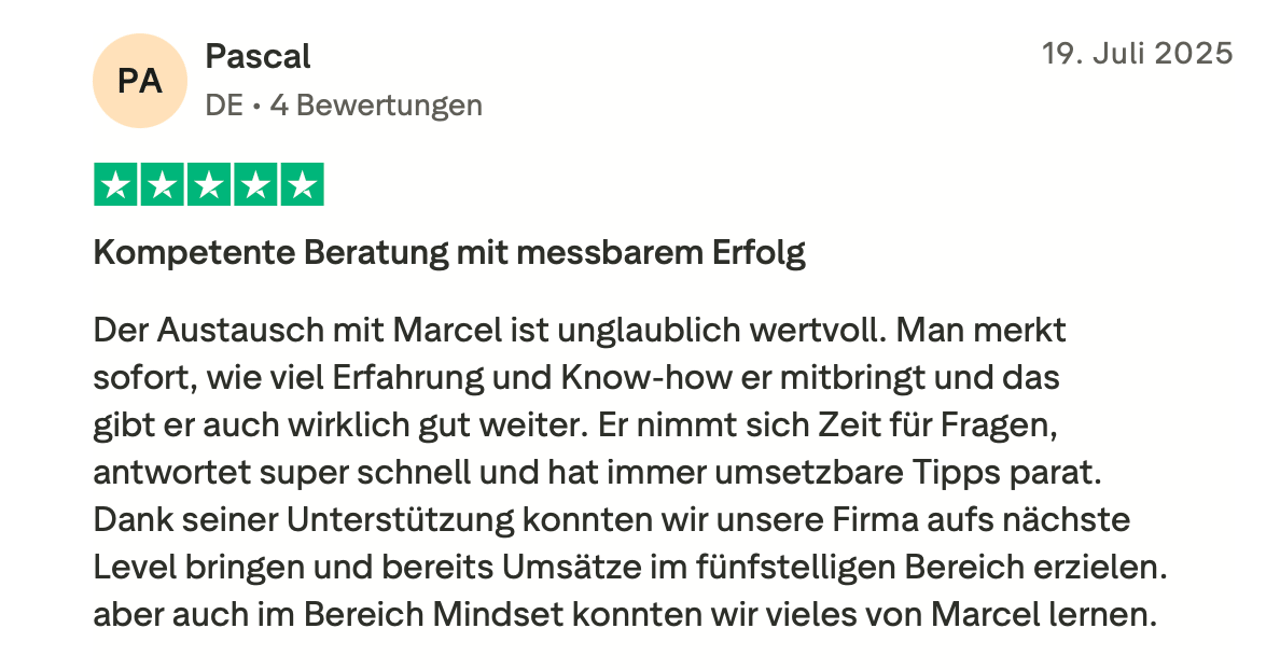 Kundenbewertung