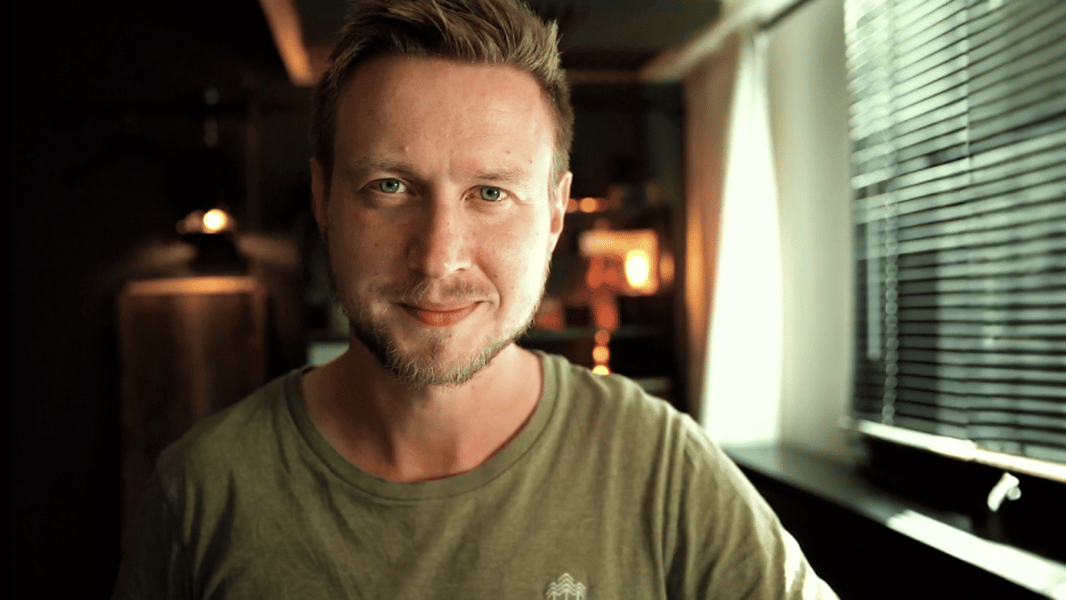 Rick Maschke in seinem Studio